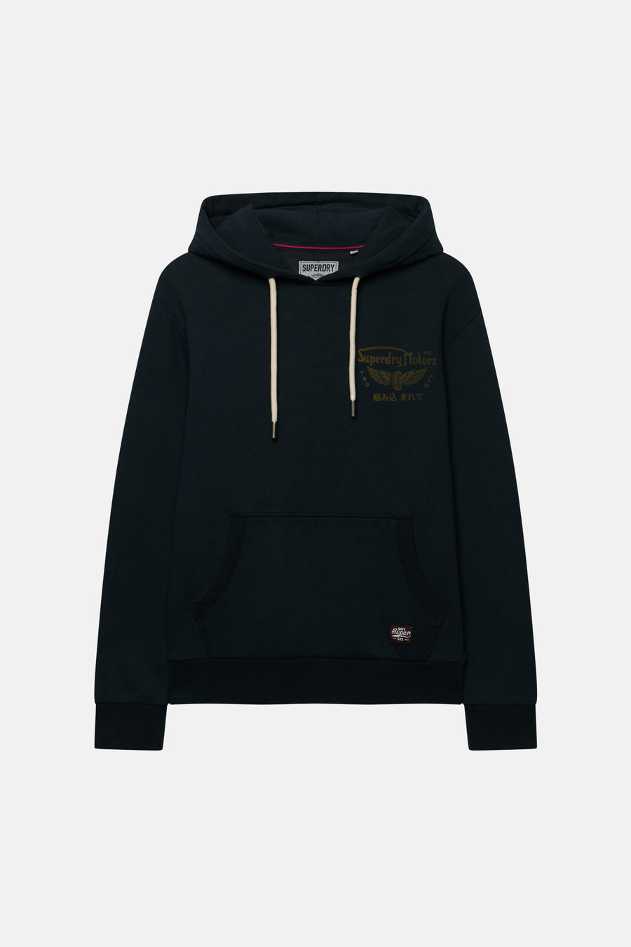 Sweater met kap zwart - SUPERDRY