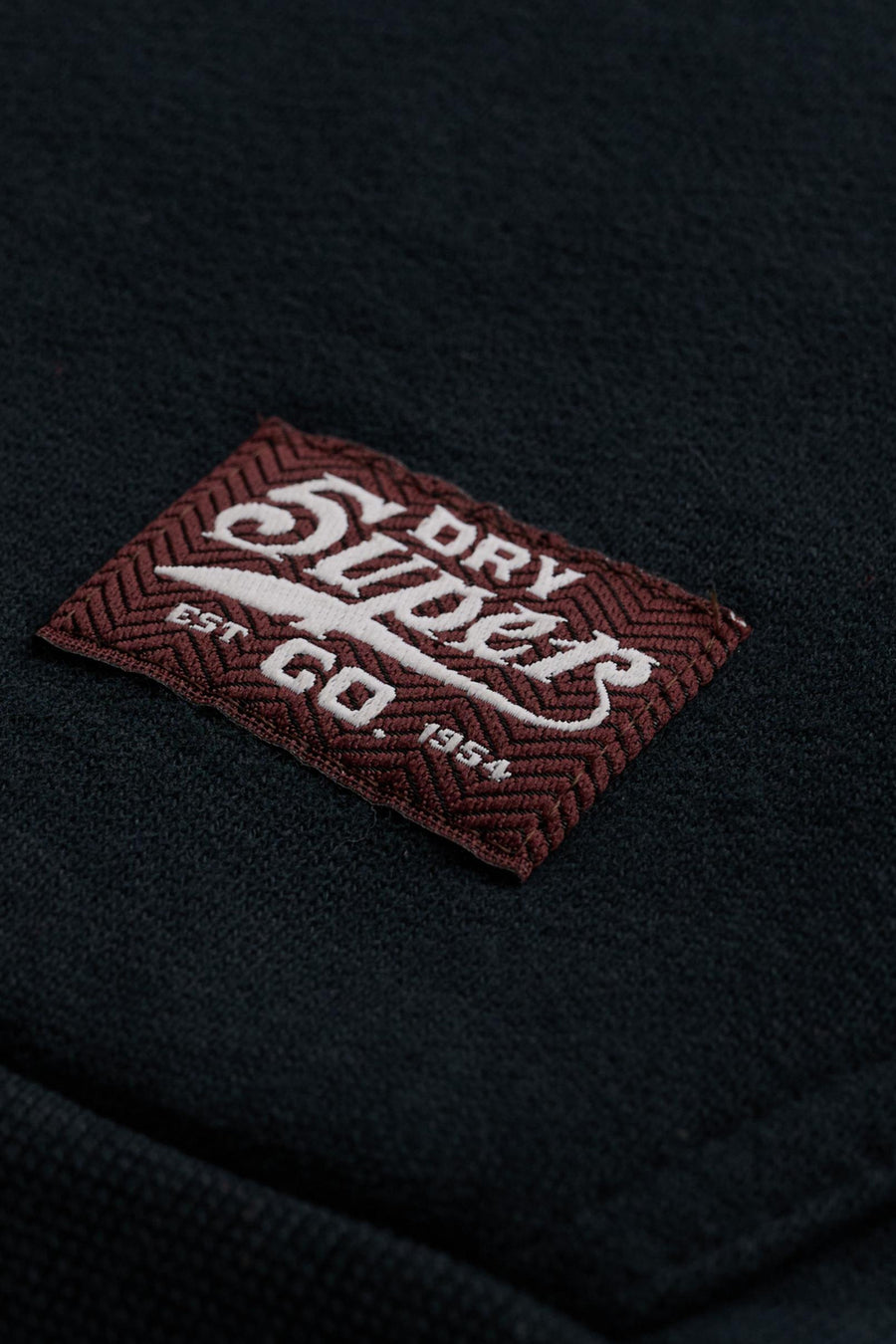 Sweater met kap zwart - SUPERDRY