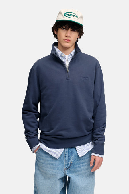 Sweater met rolkraag - blauw