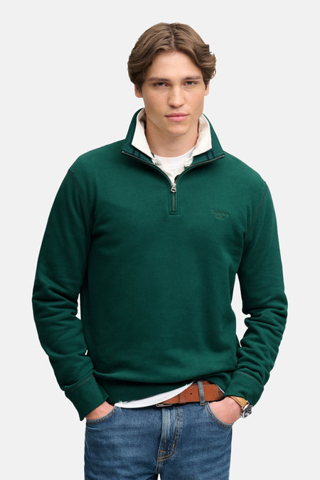 Sweater met ronde hals green - SUPERDRY