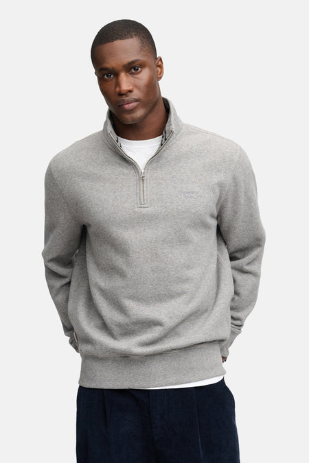Sweater met rolkraag grijs - SUPERDRY