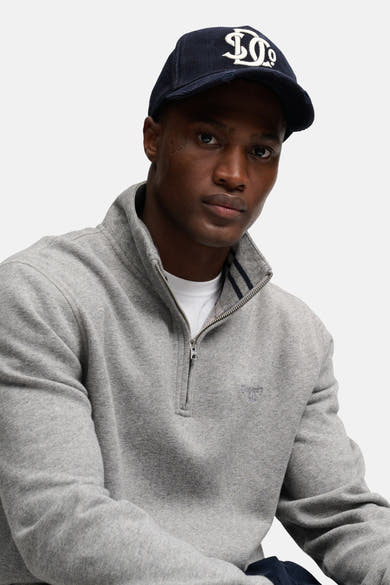 Sweater met rolkraag grijs - SUPERDRY