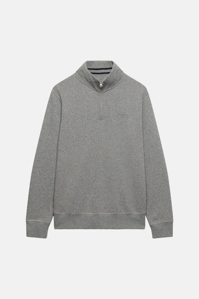 Sweater met rolkraag grijs - SUPERDRY