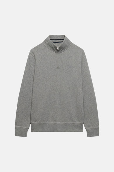 Sweater met rolkraag grijs - SUPERDRY