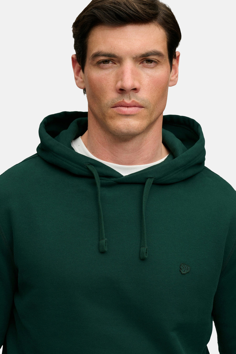 Sweat à capuche vert - SUPERDRY