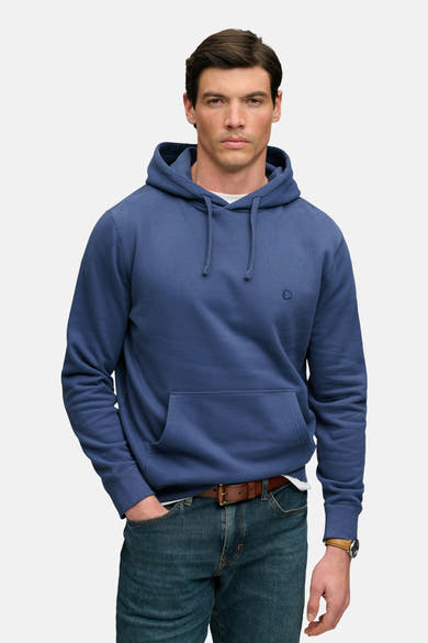 Sweat à capuche bleu - SUPERDRY