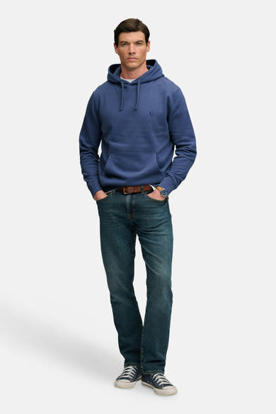 Sweat à capuche bleu - SUPERDRY