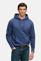 Sweat à capuche bleu - SUPERDRY