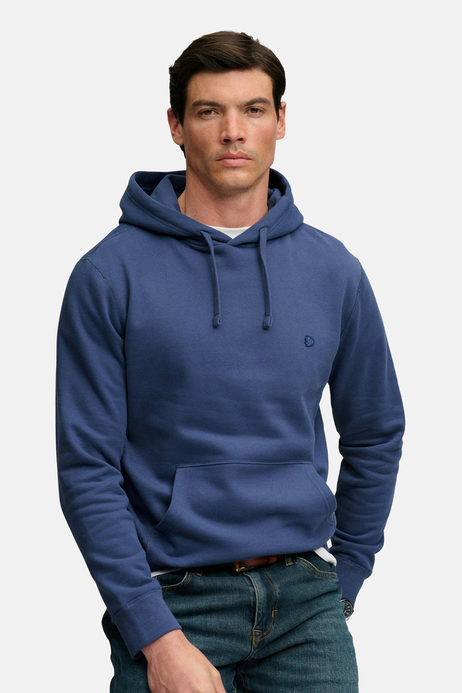 Sweat à capuche bleu - SUPERDRY