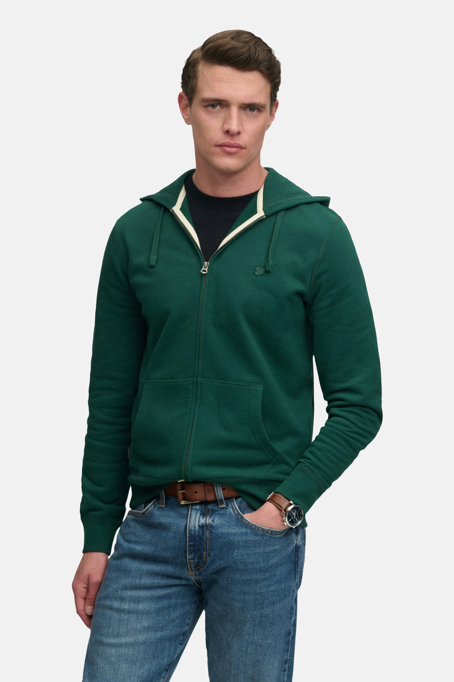 Sweat à capuche - vert