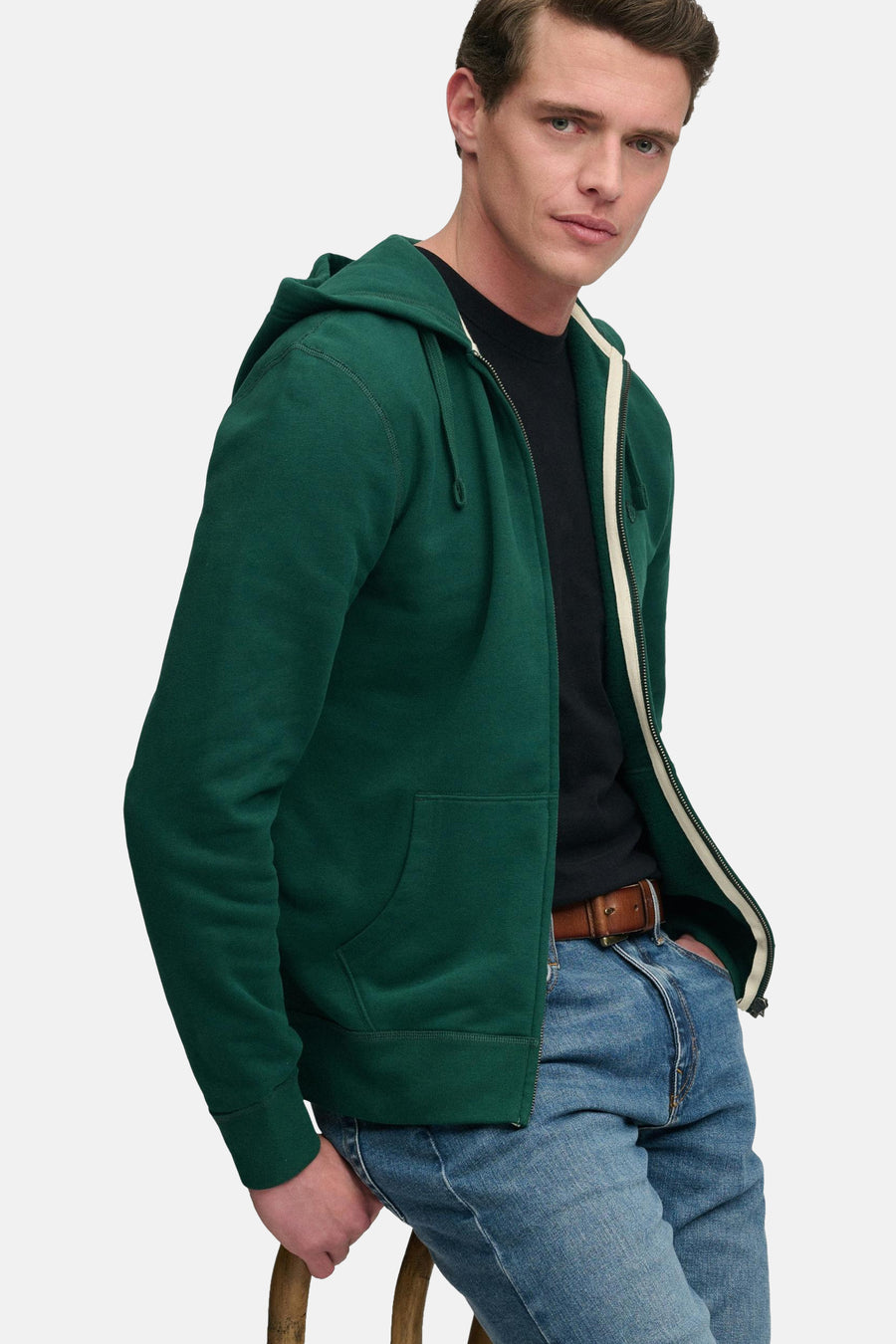 Sweat à capuche - vert