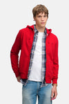 Sweater met kap - rood