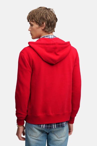 Sweater met kap - rood