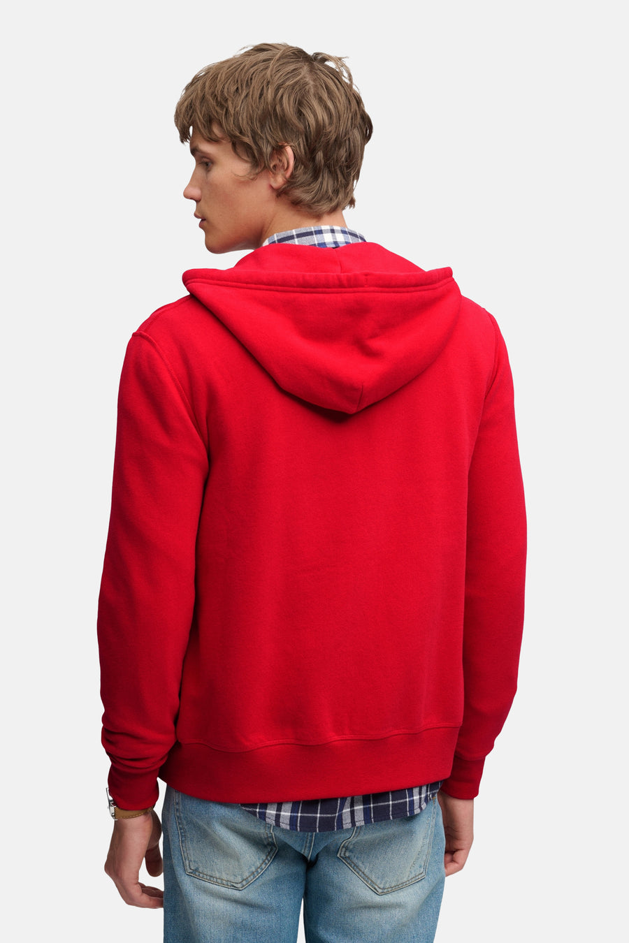 Sweater met kap - rood