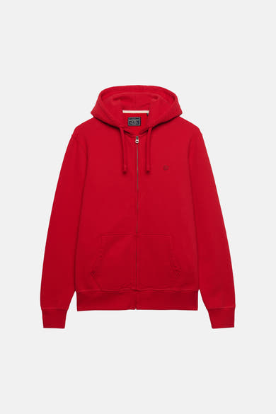 Sweater met kap - rood