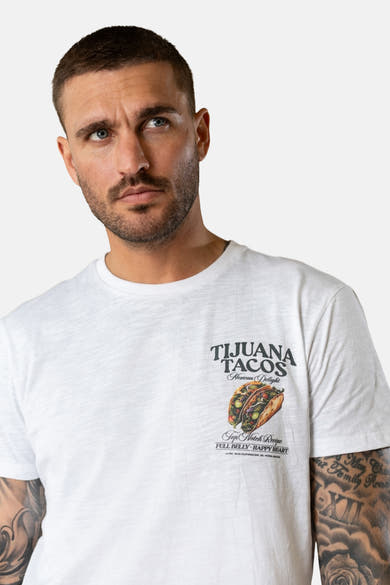 T-shirt met korte mouwen - wit