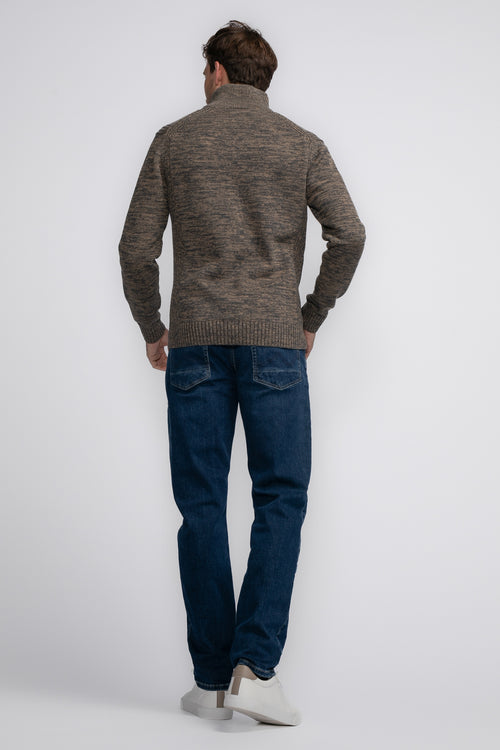 Pull col rond Beige - Petrol Industries®