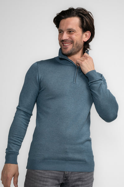 Pull col roulé Bleu - Petrol Industries®