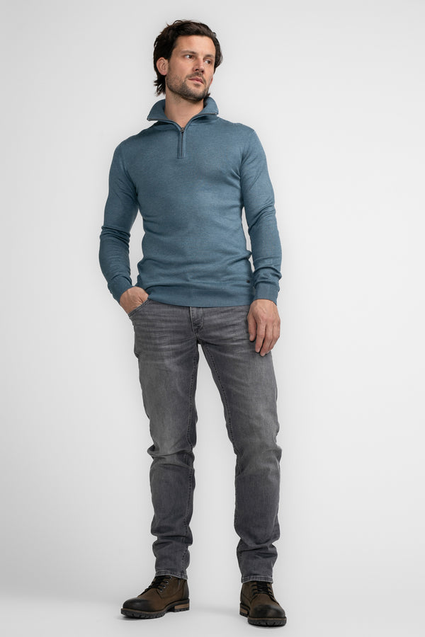 Trui met rolkraag Blauw - Petrol Industries®