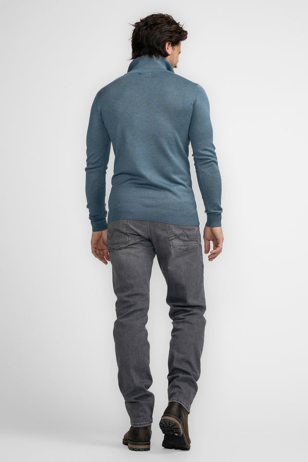 Trui met rolkraag Blauw - Petrol Industries®