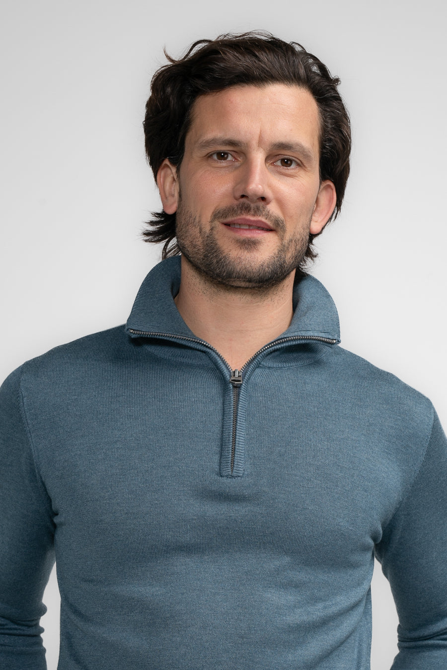 Pull col roulé Bleu - Petrol Industries®