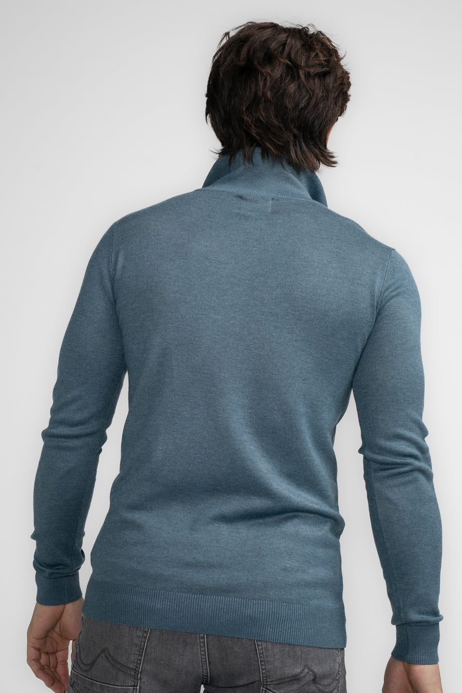 Pull col roulé Bleu - Petrol Industries®