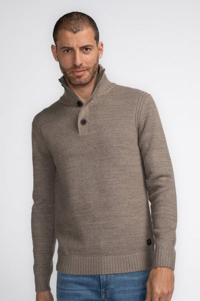 Pull col roulé Beige - Petrol Industries®