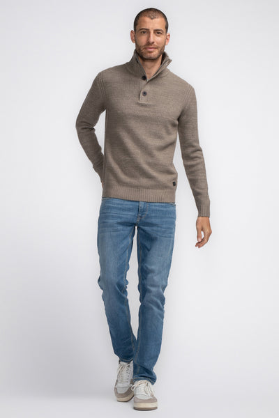 Pull col roulé Beige - Petrol Industries®