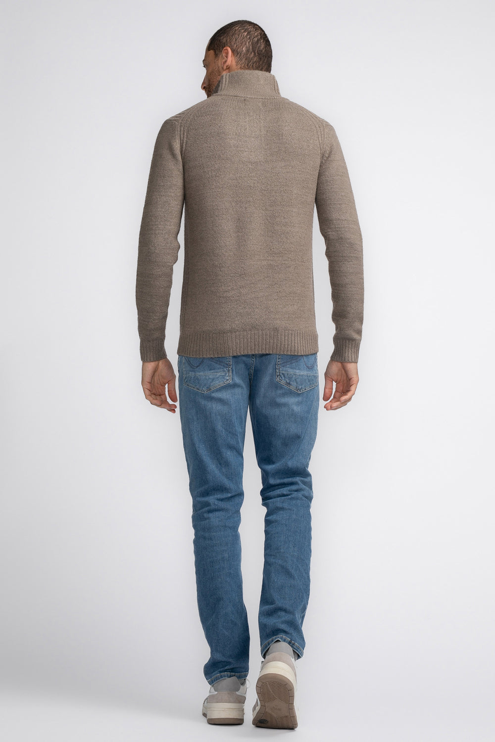 Pull col roulé Beige - Petrol Industries®