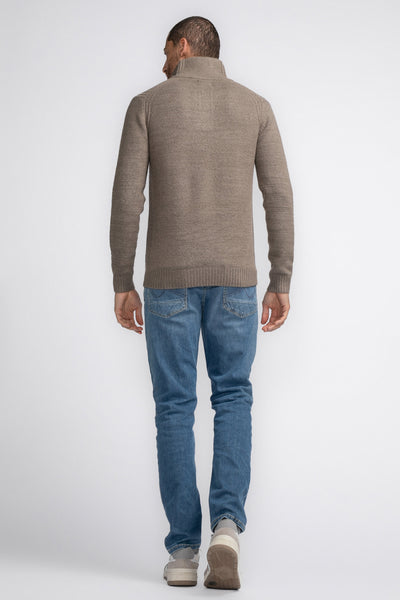 Pull col roulé Beige - Petrol Industries®