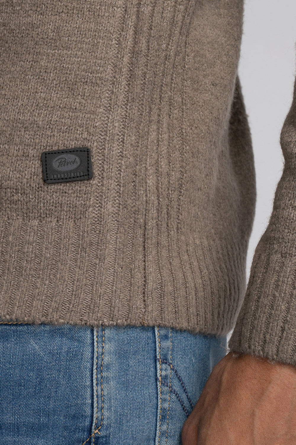 Pull col roulé Beige - Petrol Industries®