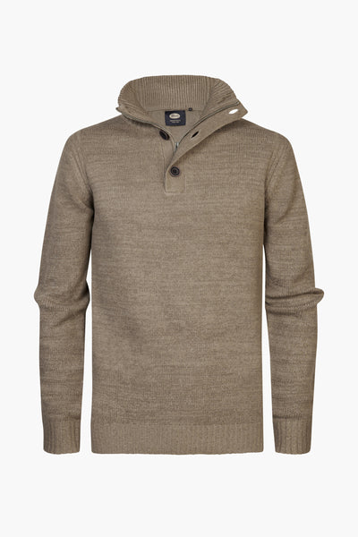 Pull col roulé Beige - Petrol Industries®
