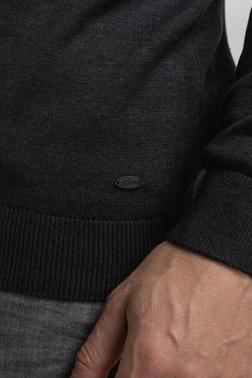 Men Knitwear Collar Basic