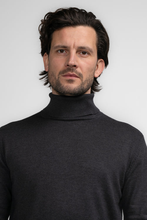 Men Knitwear Collar Basic
