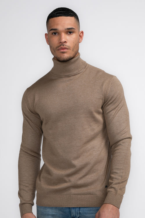 Pull col roulé Beige - Petrol Industries®