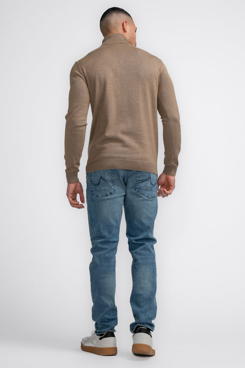 Pull col roulé Beige - Petrol Industries®