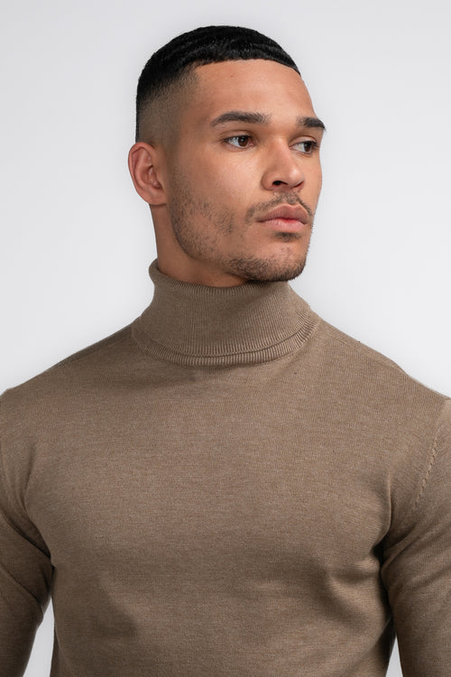 Pull col roulé Beige - Petrol Industries®