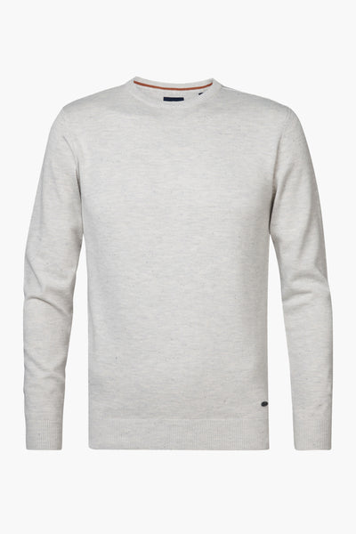Pull col rond Écru - Petrol Industries®