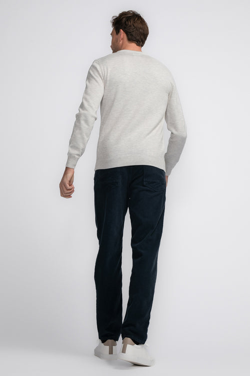 Men Knitwear Round Neck Basic