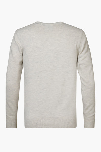 Pull col rond Écru - Petrol Industries®