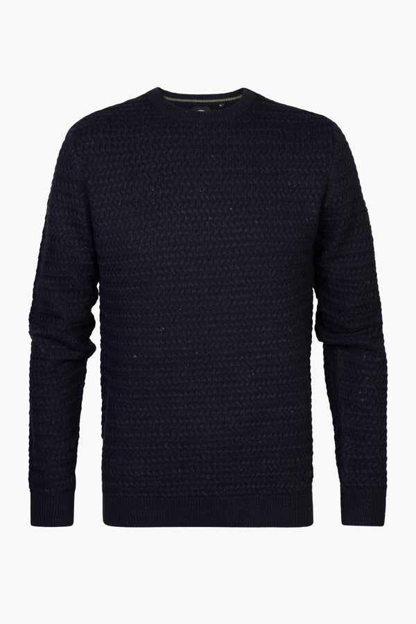 Trui met ronde hals Blauw - Petrol Industries®