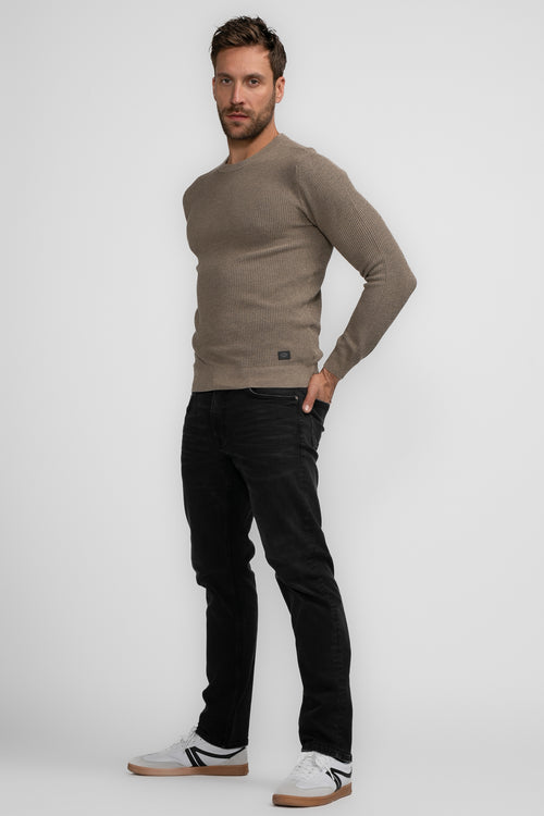 Pull col rond Beige - Petrol Industries®