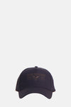 Casquette bleu marine de Petrol Industries® avec logo brodé et visière incurvée.