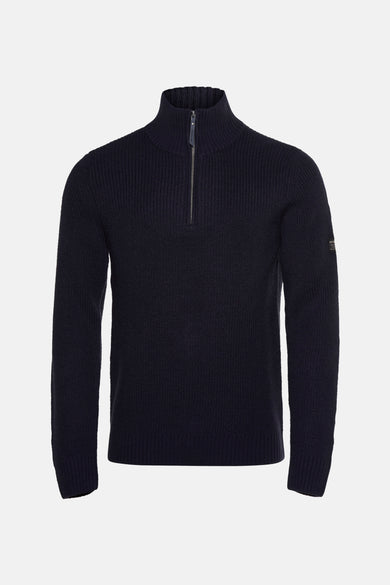 Pull col rond Bleu - Petrol Industries®