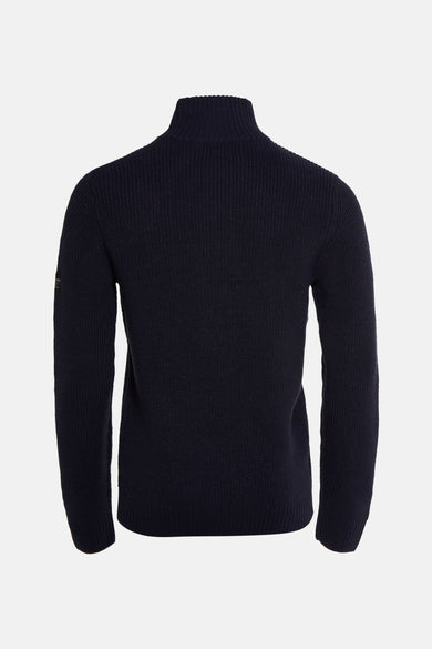 Pull met ronde hals - blauw