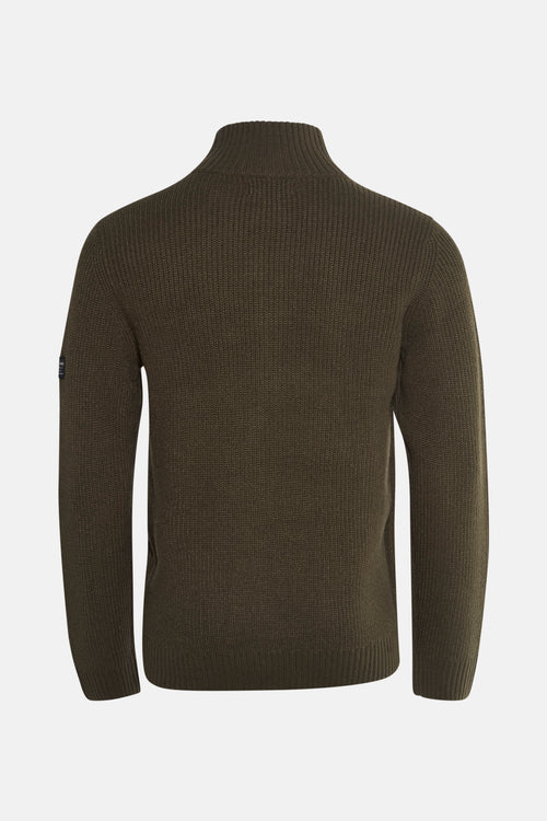 Pull à col rond - vert