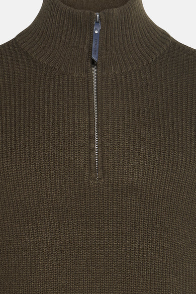 Pull met ronde hals - groen