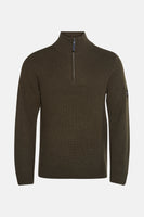 Pull met ronde hals - groen