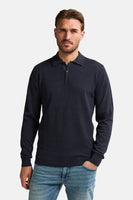 Pull met rolkraag - blauw