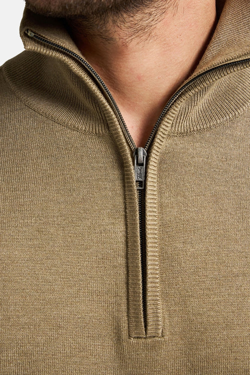 Pull à col rond - beige